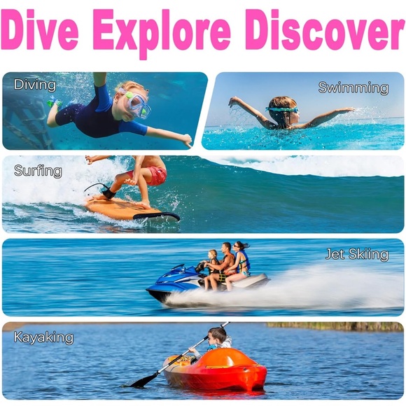 NWOT Kids Shorty Wetsuit 2mm Neoprene Front Zip, Pink Black, Size Small - Picture 6 of 12